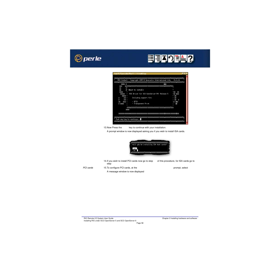 Perle Systems RIO 5500036-17 User Manual | Page 58 / 327