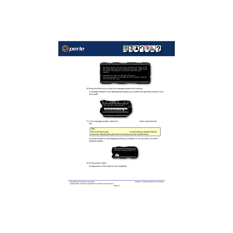 Perle Systems RIO 5500036-17 User Manual | Page 59 / 327
