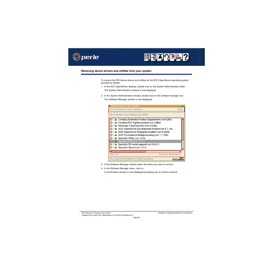 Perle Systems RIO 5500036-17 User Manual | Page 62 / 327
