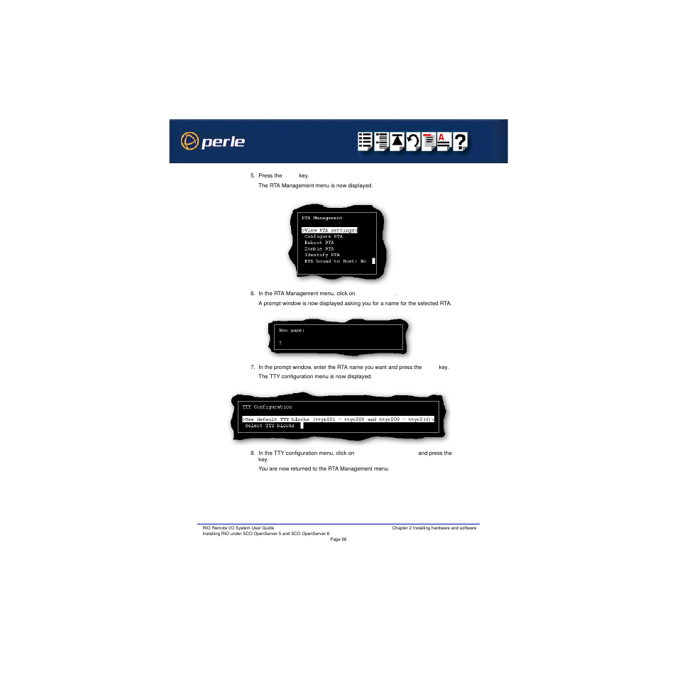 Perle Systems RIO 5500036-17 User Manual | Page 66 / 327