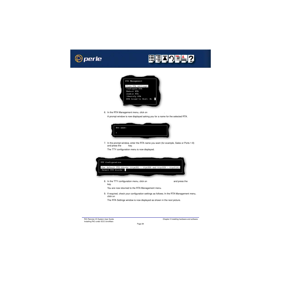 Perle Systems RIO 5500036-17 User Manual | Page 84 / 327