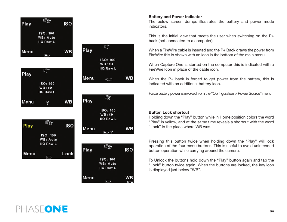 Phase One 645 AF User Manual | Page 64 / 106