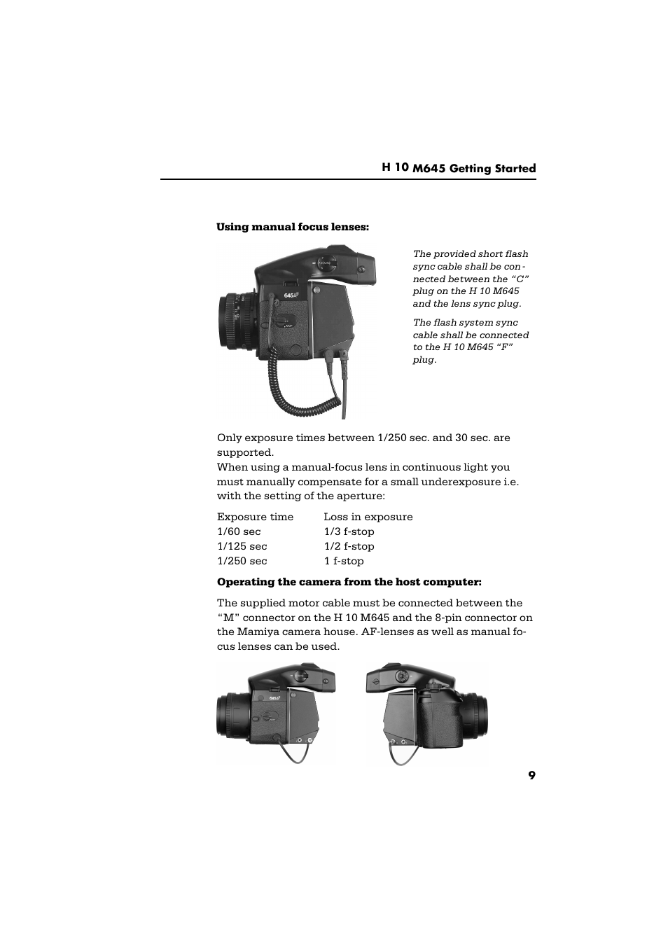 Phase One H 10 M645 User Manual | Page 11 / 15