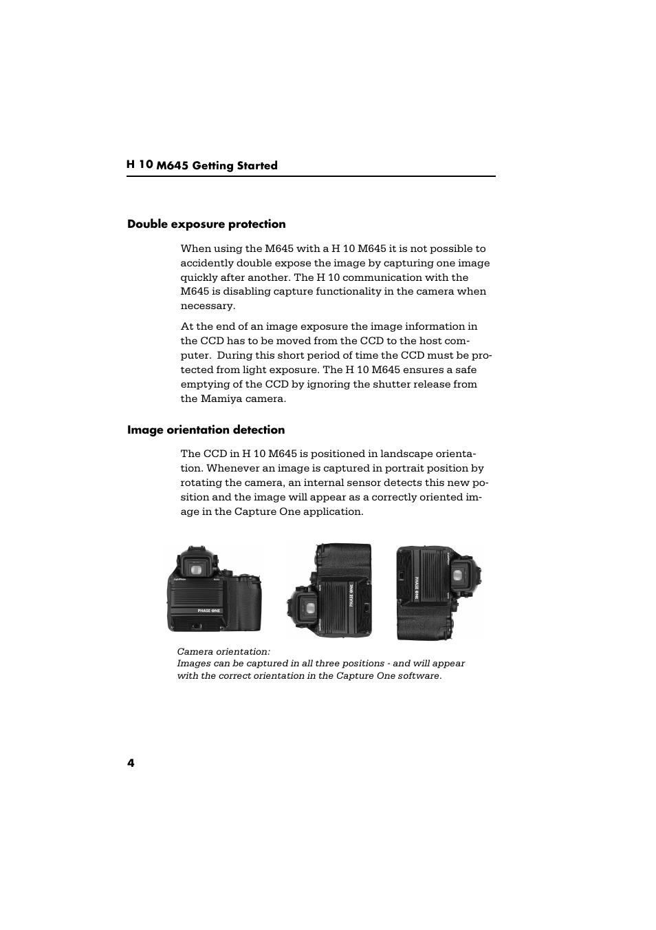 Phase One H 10 M645 User Manual | Page 6 / 15