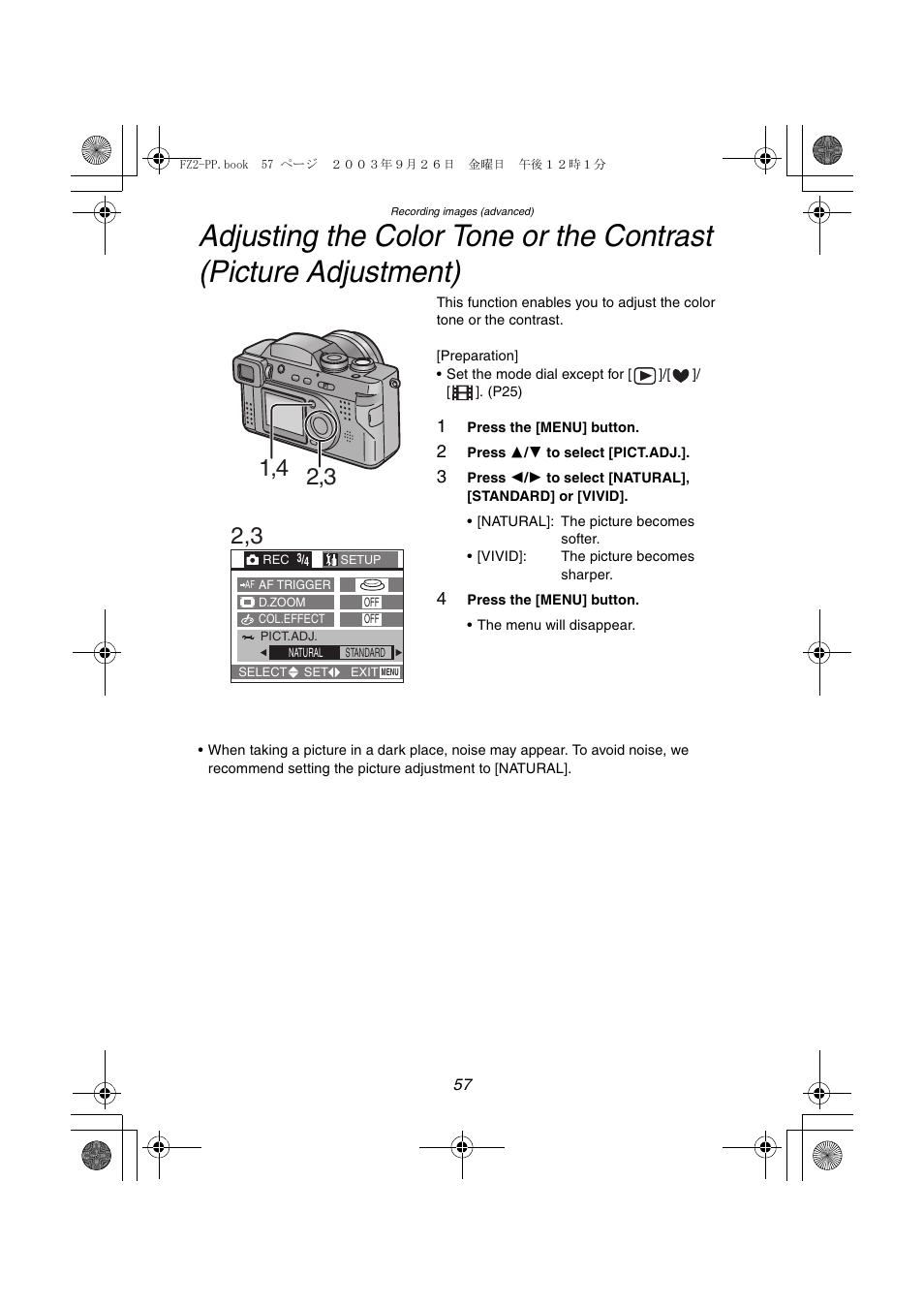 Panasonic DMC-FZ2PP User Manual | Page 57 / 112