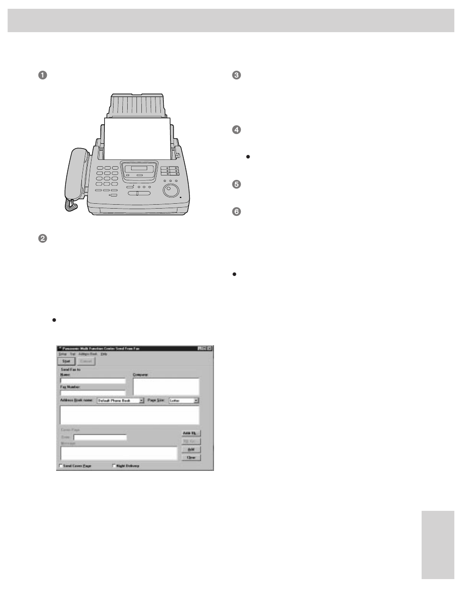 Comienzo rápido en español, Envío de un documento cargado en el facsímil | Panasonic KX-FM255 User Manual | Page 137 / 144