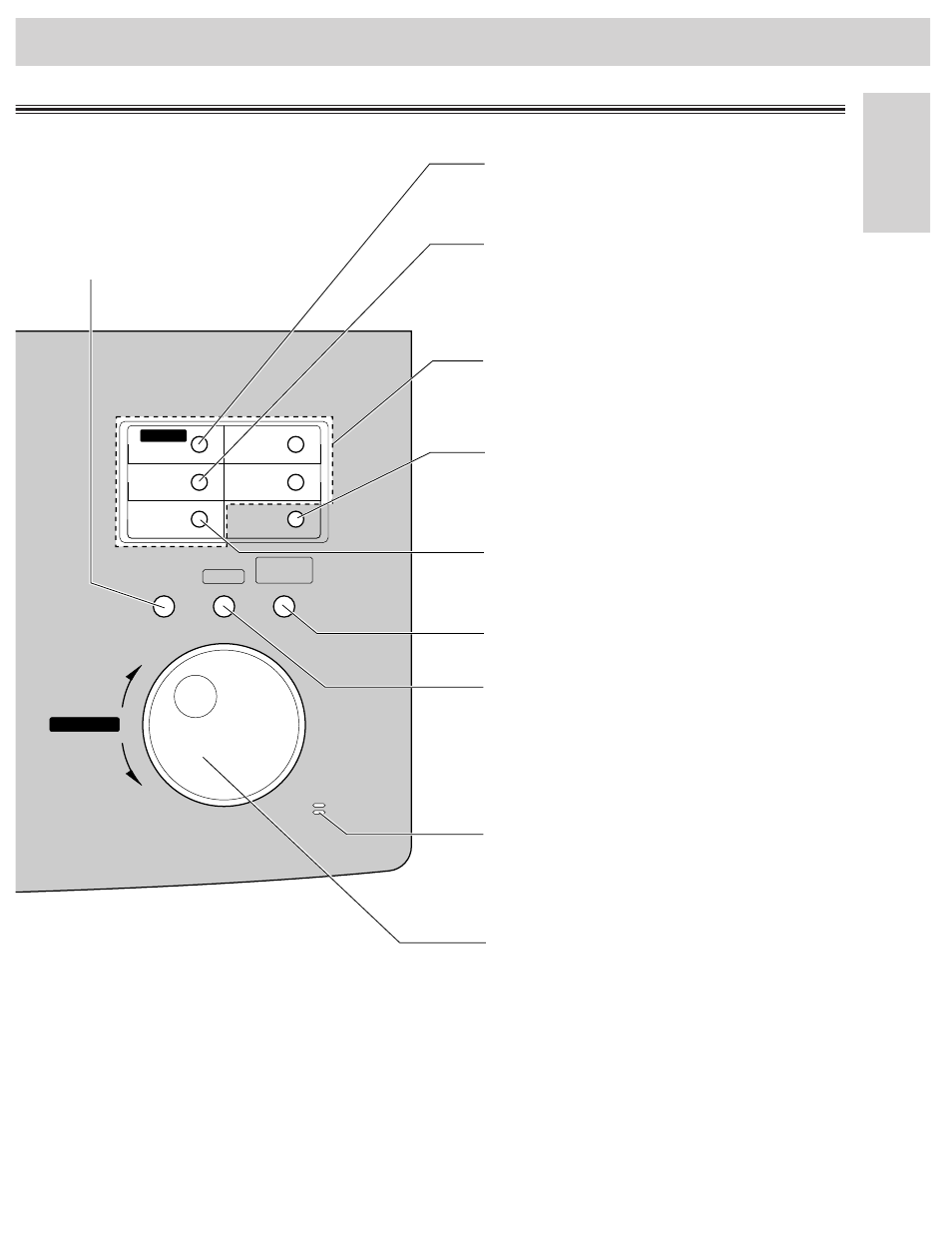 Finding the controls, Used to select a resolution (p. 43), Used as command keys (p. 29, 37) | Used to initiate or exit programming, Used to search for a stored name (p. 41, 45), Used to confirm a stored telephone number (p. 41) | Panasonic KX-FM255 User Manual | Page 19 / 144
