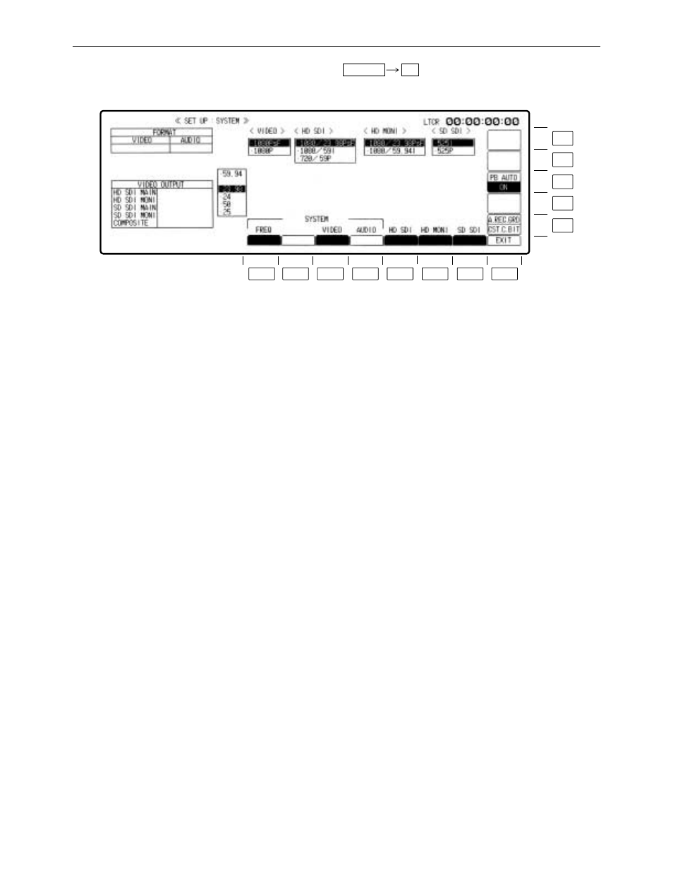 System set up menu | Panasonic AJ-HD3000 User Manual | Page 140 / 194