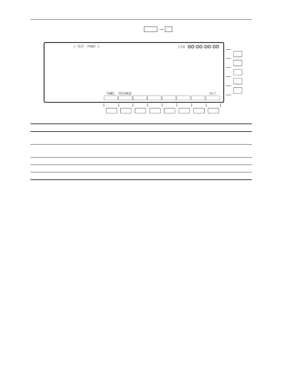 Test front menu | Panasonic AJ-HD3000 User Manual | Page 164 / 194