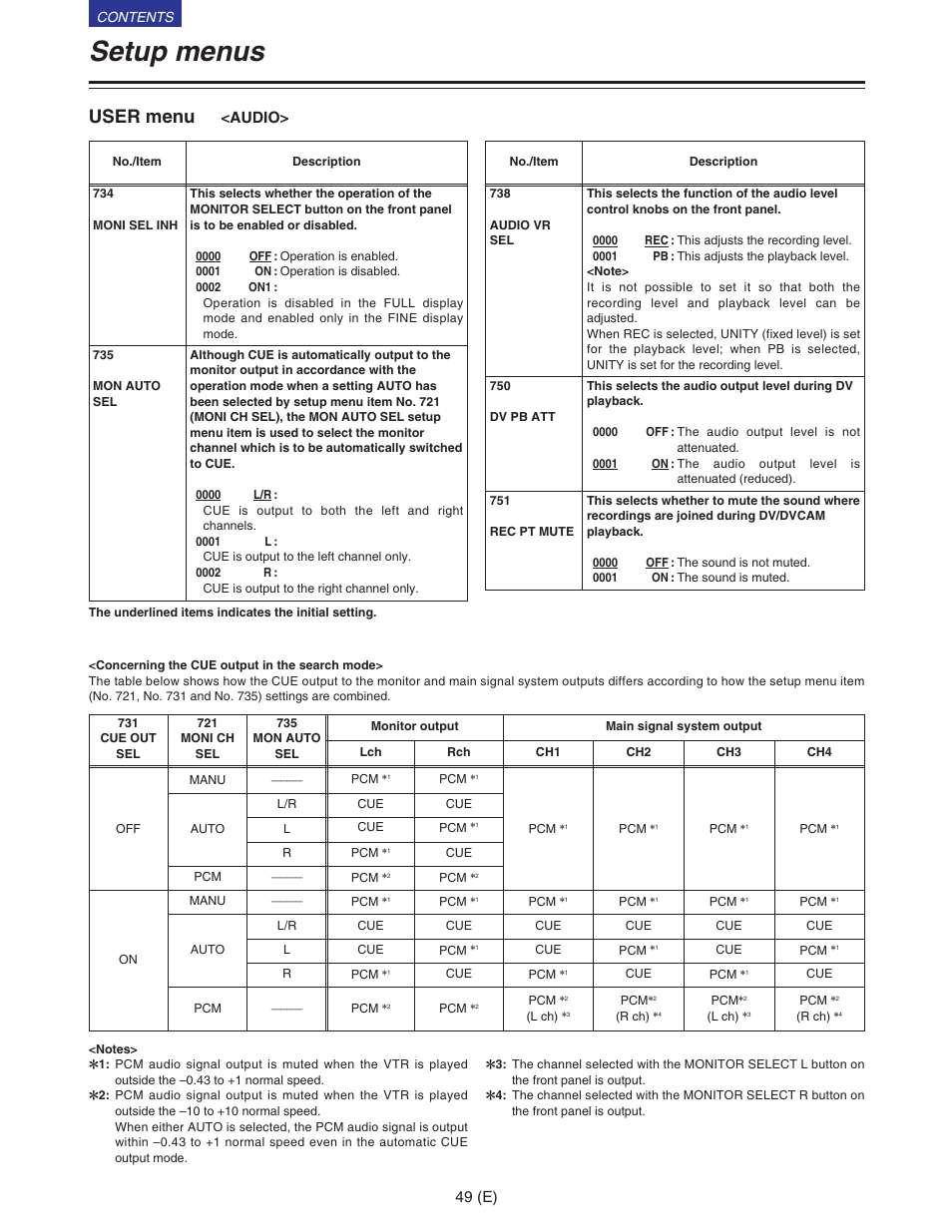 Panasonic VQT9958 User Manual | Page 49 / 77