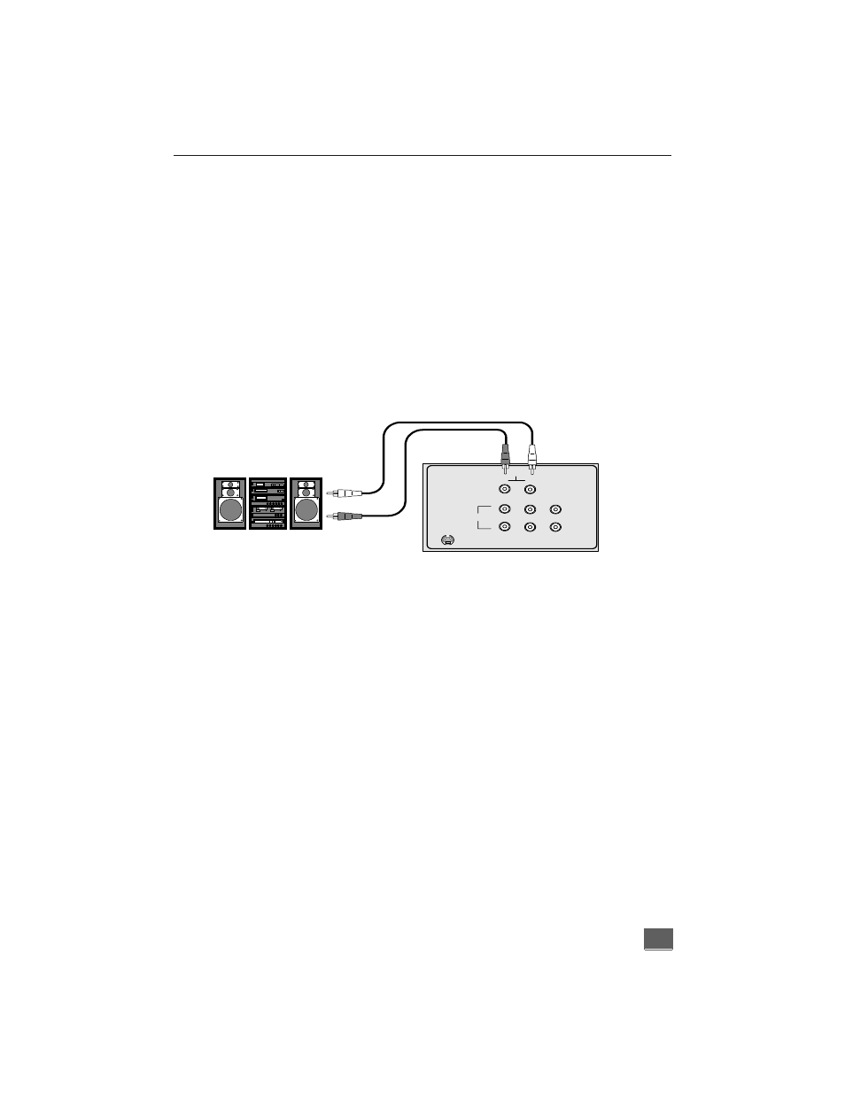 Para el amplificador de sonido / to audio amp, Nstalación, Ajustes de sonido (audio) | Panasonic CT-27G6 User Manual | Page 23 / 32
