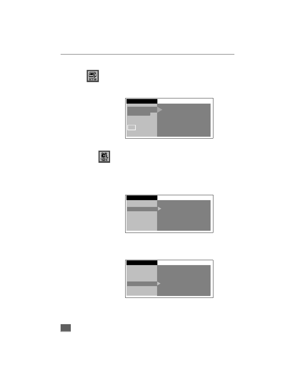 Funciones especiales, Idiomas, Cronometro | Apagado automatico / programacion (cronometro), Cronómetro | Panasonic CT-27G6 User Manual | Page 28 / 32