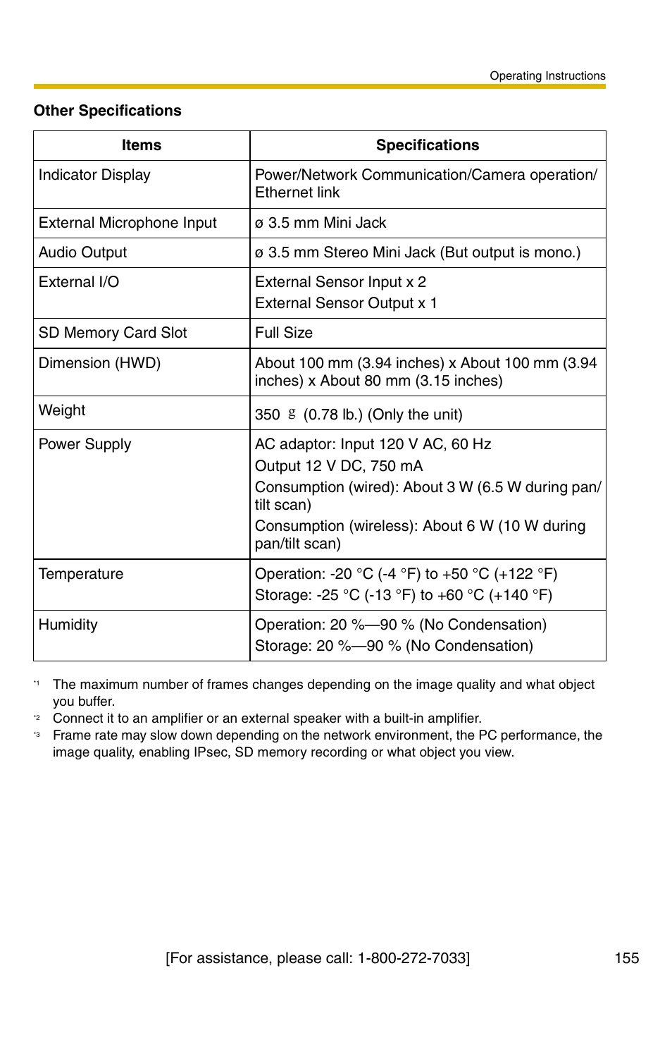 Panasonic BB-HCM371A User Manual | Page 155 / 160