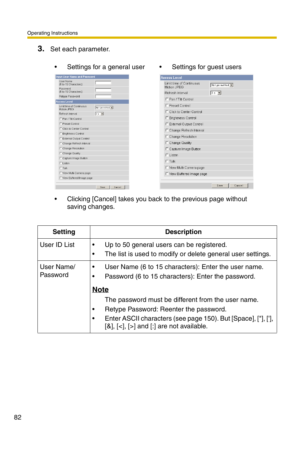 Panasonic BB-HCM371A User Manual | Page 82 / 160