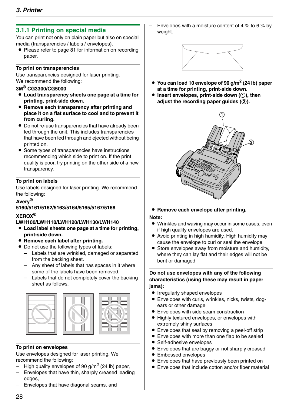Panasonic KX-FLM671 User Manual | Page 28 / 92