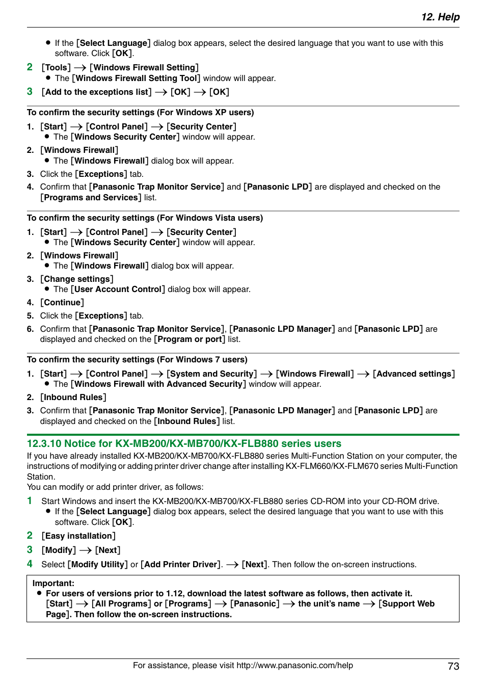 Panasonic KX-FLM671 User Manual | Page 73 / 92
