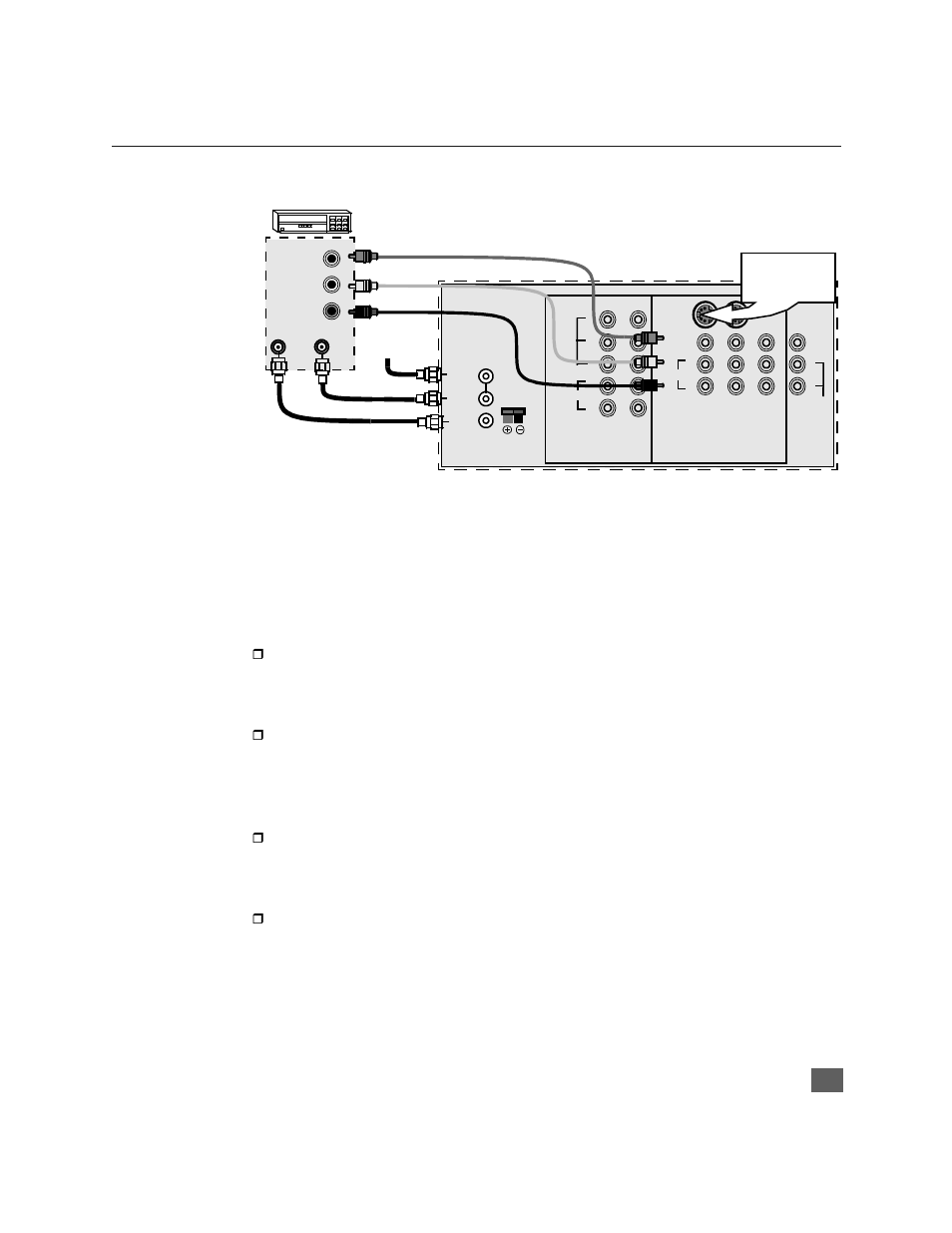 Nstalación conexión de la videocasetera, Viendo un programa de televisión procedimiento, Viendo un vídeo procedimiento | Grabando un programa de televisión procedimiento | Panasonic CT 36HX41 User Manual | Page 37 / 58