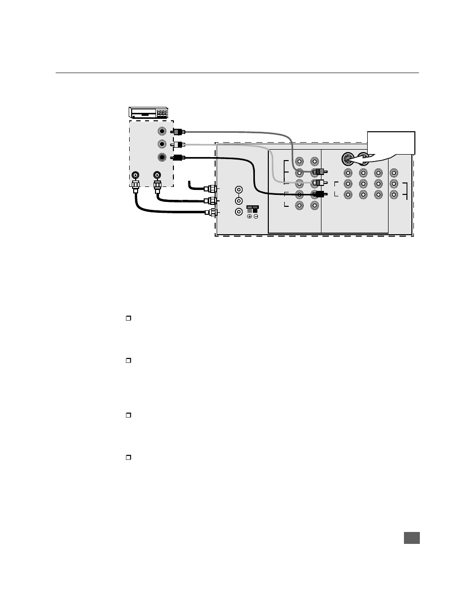 Nstallation vcr connection, Viewing a television program procedure, Viewing a video procedure | Recording a television program procedure | Panasonic CT 36HX41 User Manual | Page 8 / 58