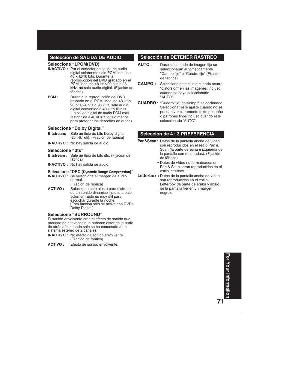 Panasonic PV-DM2792 User Manual | Page 70 / 75
