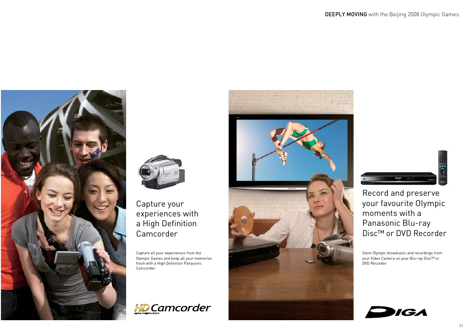 Deeply moving with the beijing 2008 olympic games | Panasonic Viera TY-WK42PR4W User Manual | Page 51 / 52