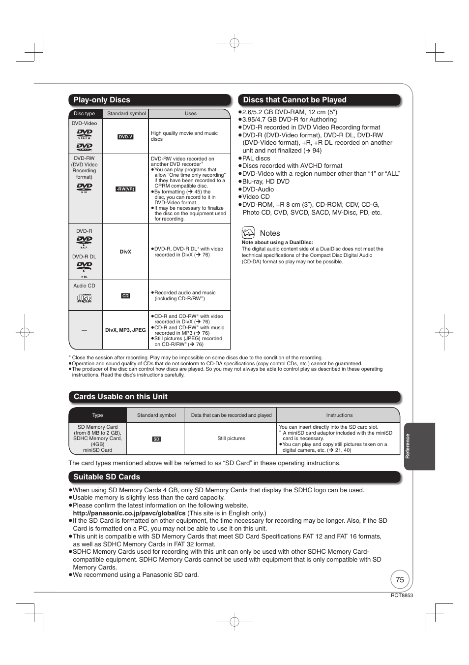 Panasonic DIGA DMR-EZ47V User Manual | Page 75 / 100