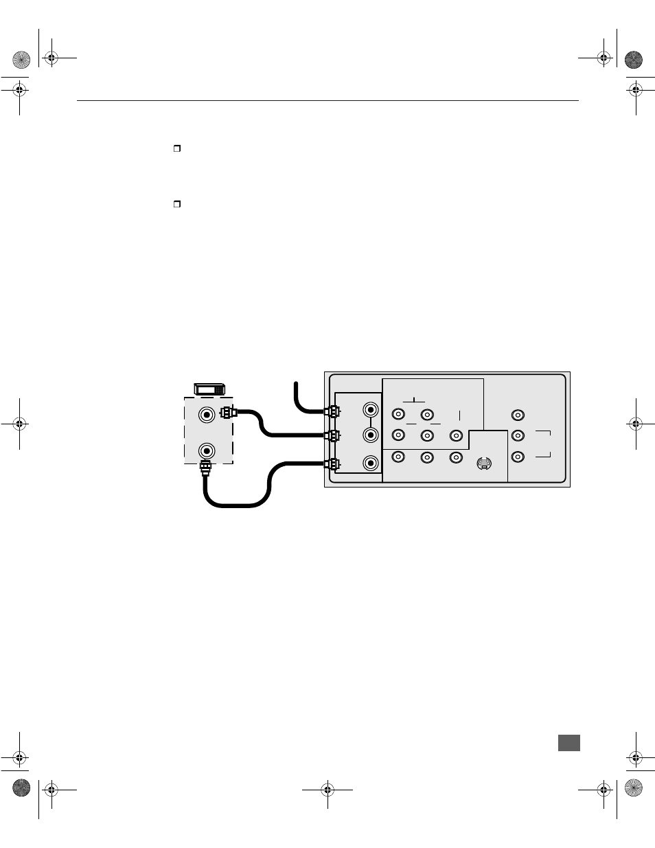 Cable box connection | Panasonic CT 36SX31 User Manual | Page 12 / 58
