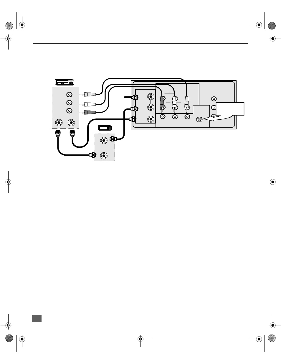 Vcr and cable box connection, Nstallation vcr and cable box connection | Panasonic CT 36SX31 User Manual | Page 13 / 58