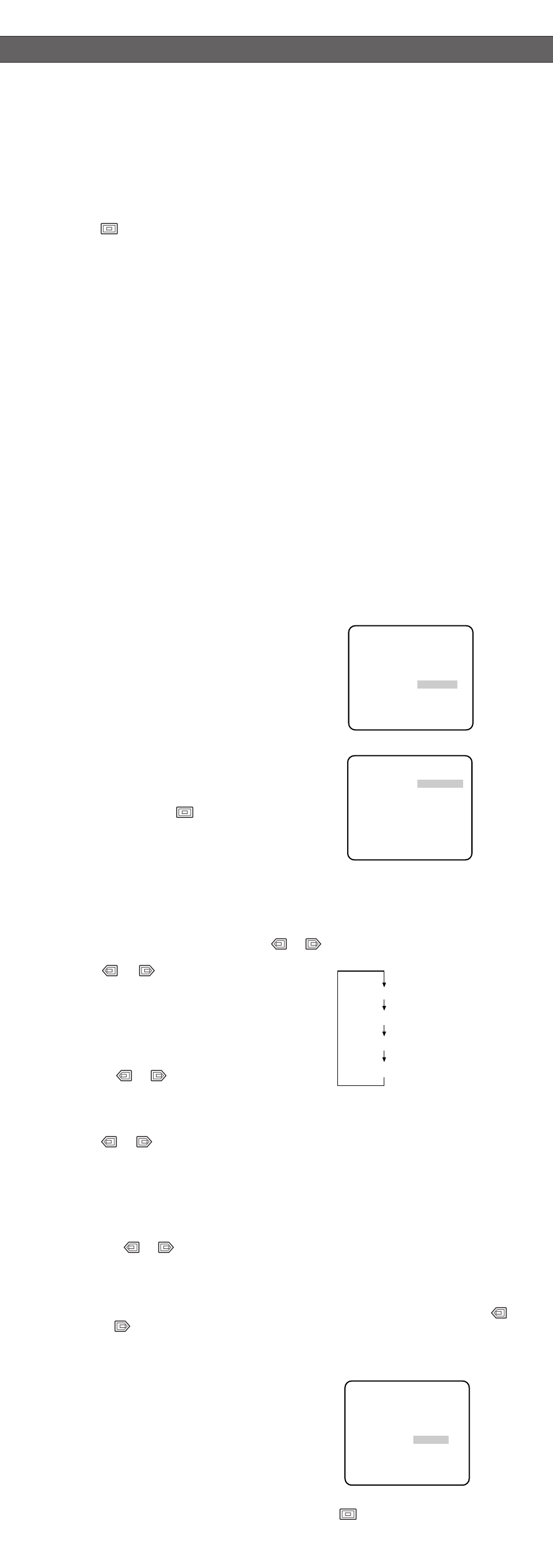 Synchronization setting (sync), 1. vbs gen-lock mode [ext (vbs), 2. vs gen-lock mode [ext (vs) | Panasonic WV-CP474 User Manual | Page 8 / 12