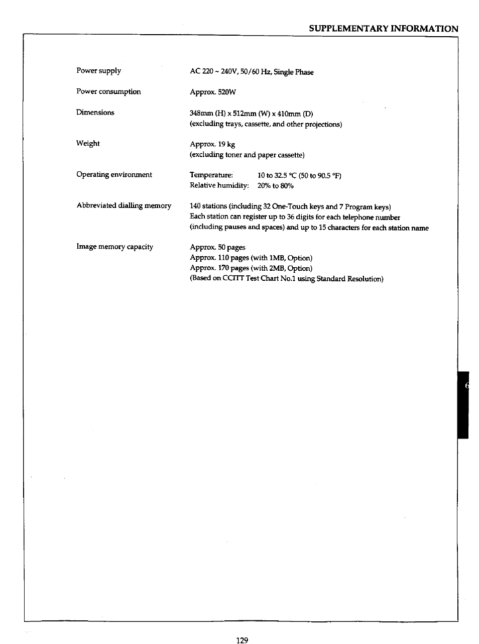 Panasonic Panafax UF-766 User Manual | Page 136 / 142