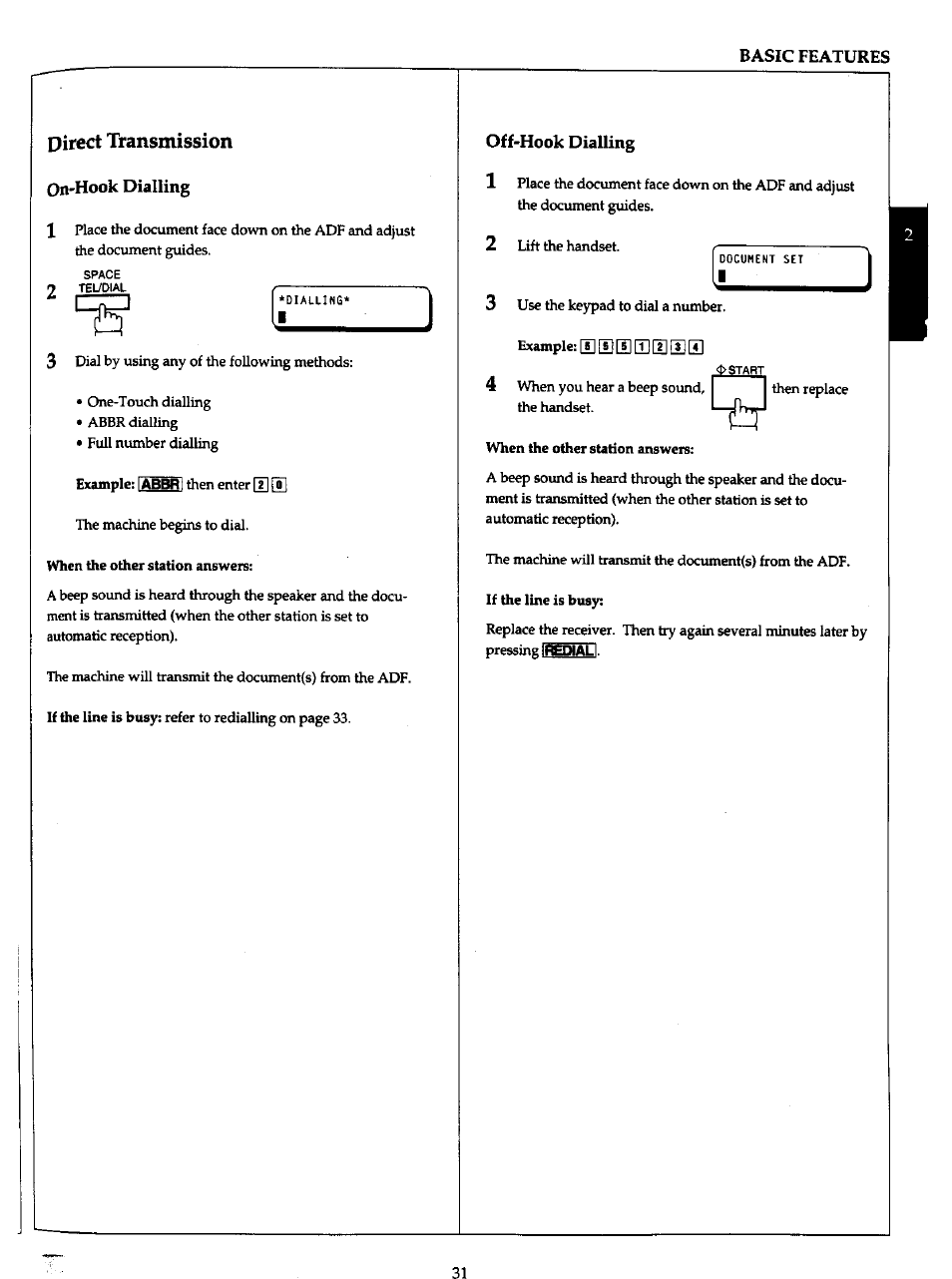 Transmission | Panasonic Panafax UF-766 User Manual | Page 38 / 142