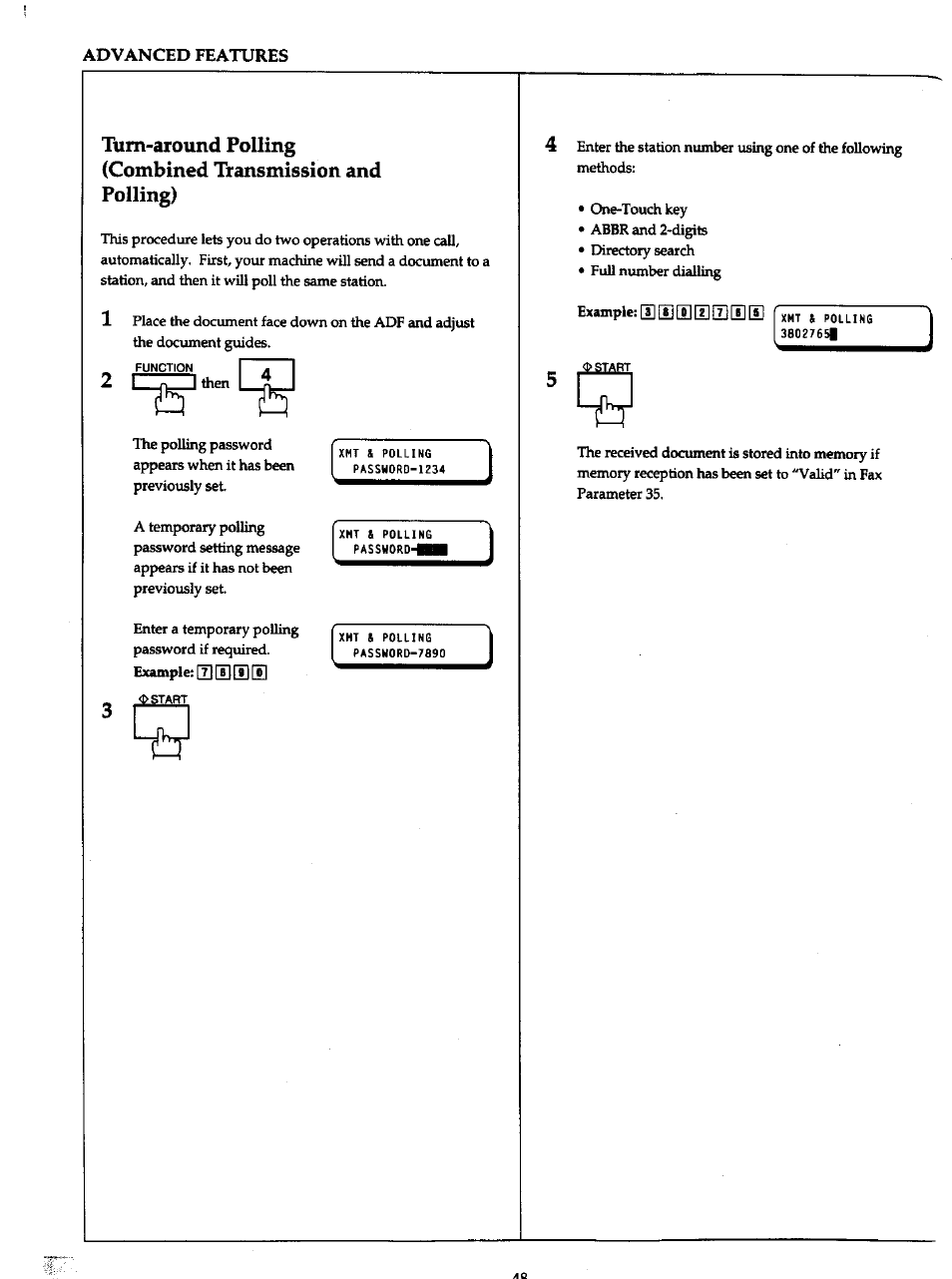 Panasonic Panafax UF-766 User Manual | Page 55 / 142