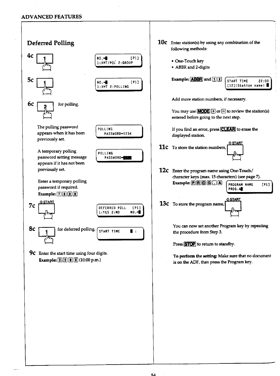 Deferred polling | Panasonic Panafax UF-766 User Manual | Page 61 / 142