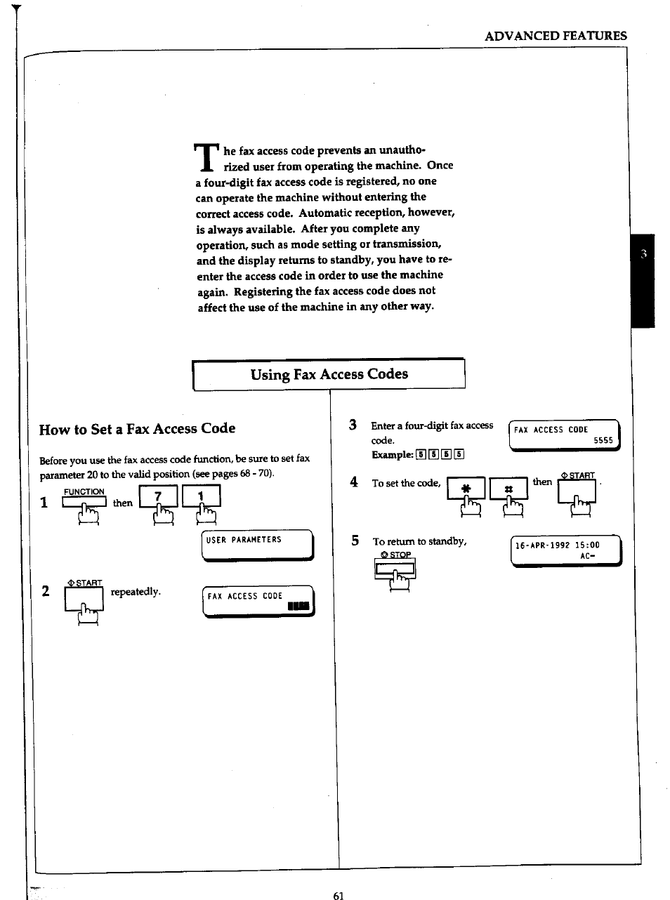 H [t| [£1ixi | Panasonic Panafax UF-766 User Manual | Page 68 / 142
