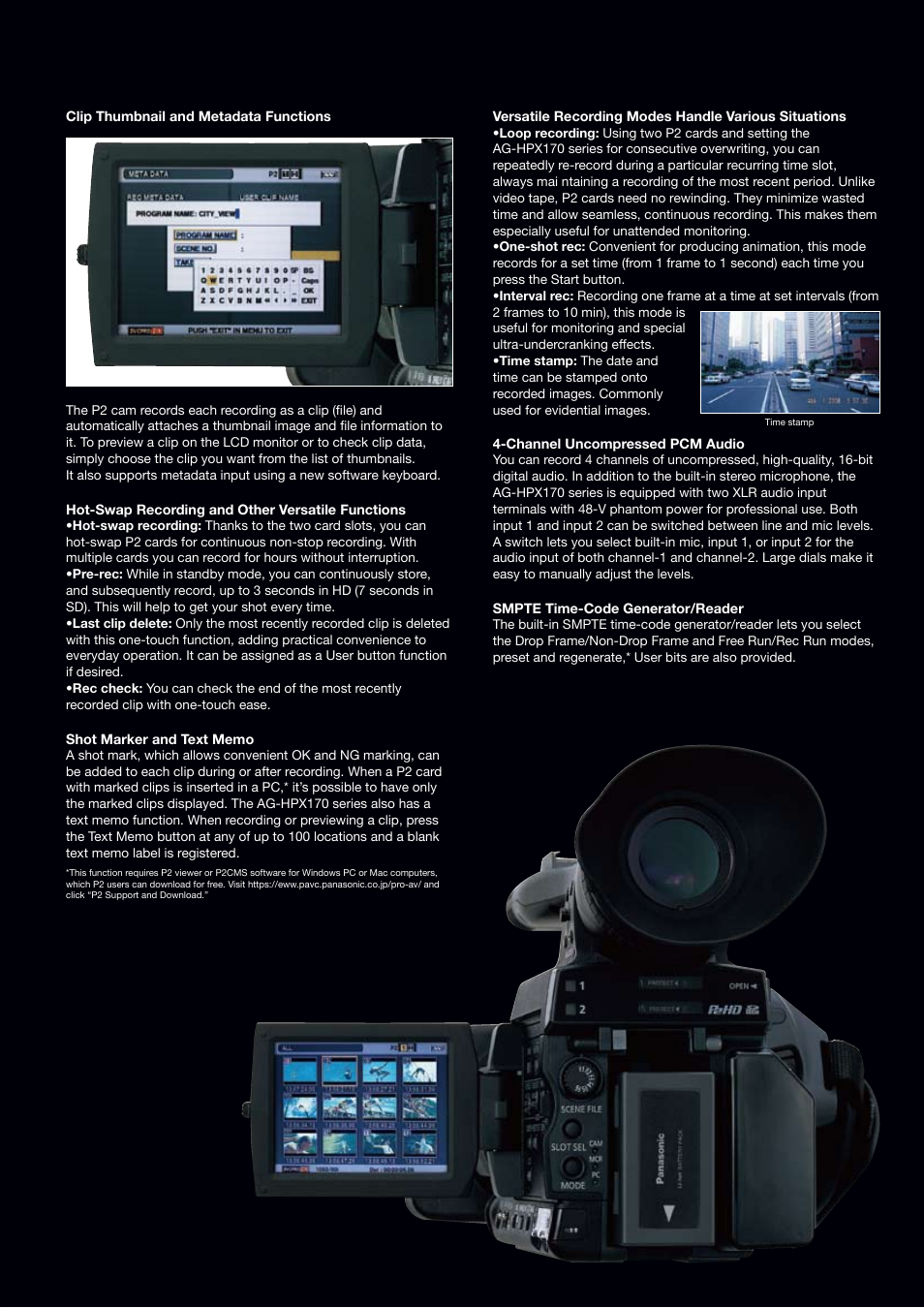 Panasonic AG-HPX173 User Manual | Page 7 / 16