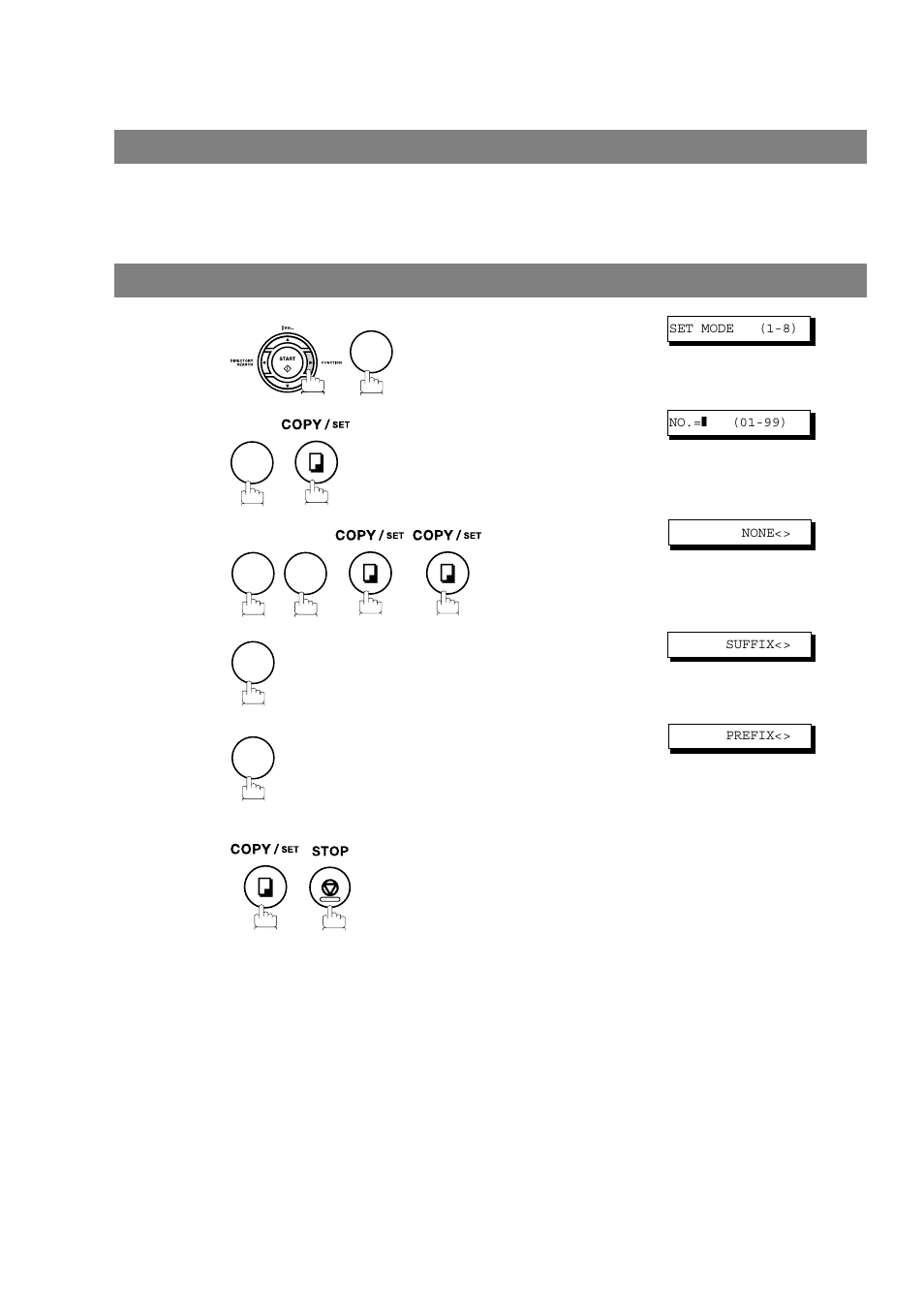 Pin code access, General description, Selecting the access method (prefix or suffix) | Panasonic UF-490 User Manual | Page 76 / 120