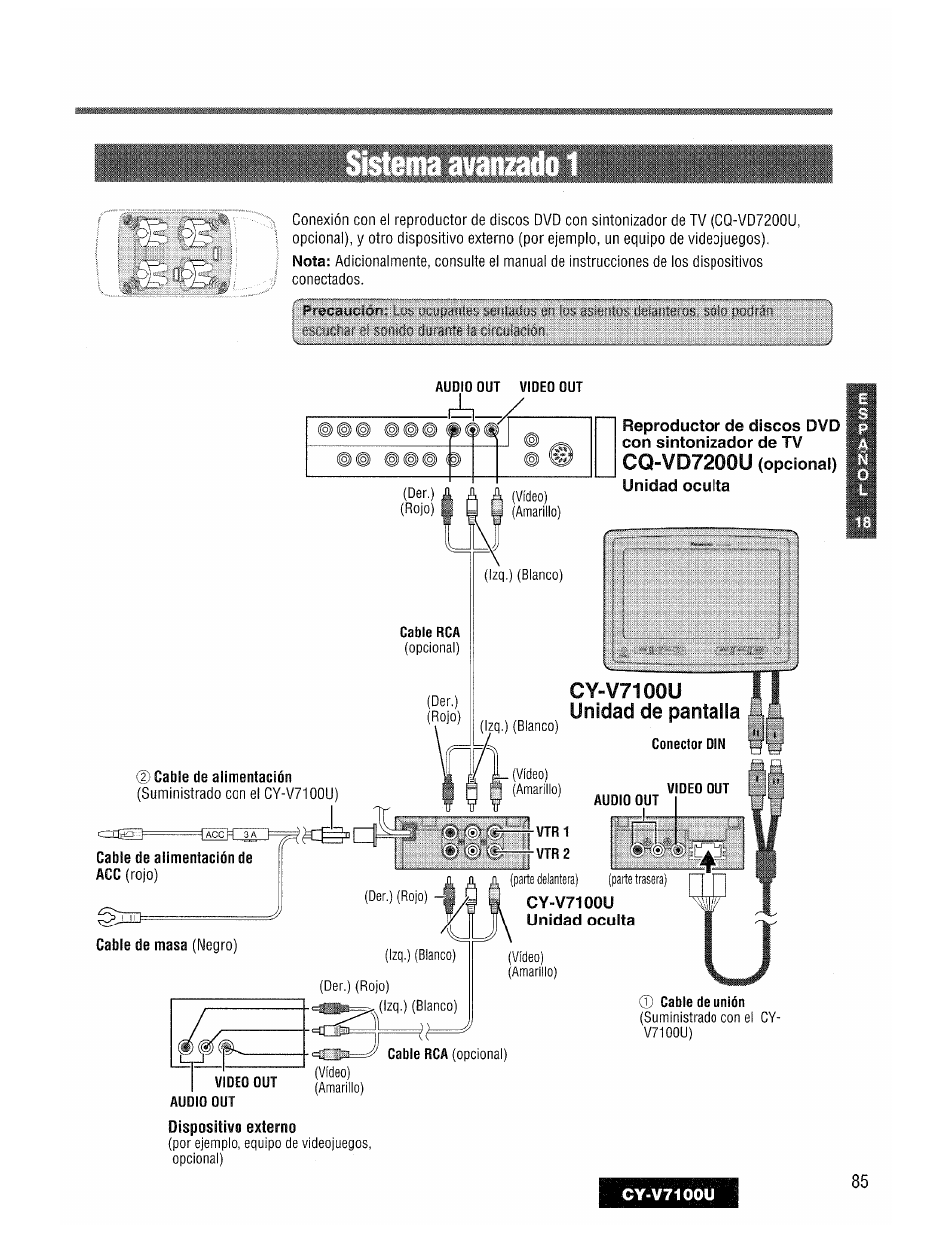Panasonic CY-V7100U User Manual | Page 85 / 92
