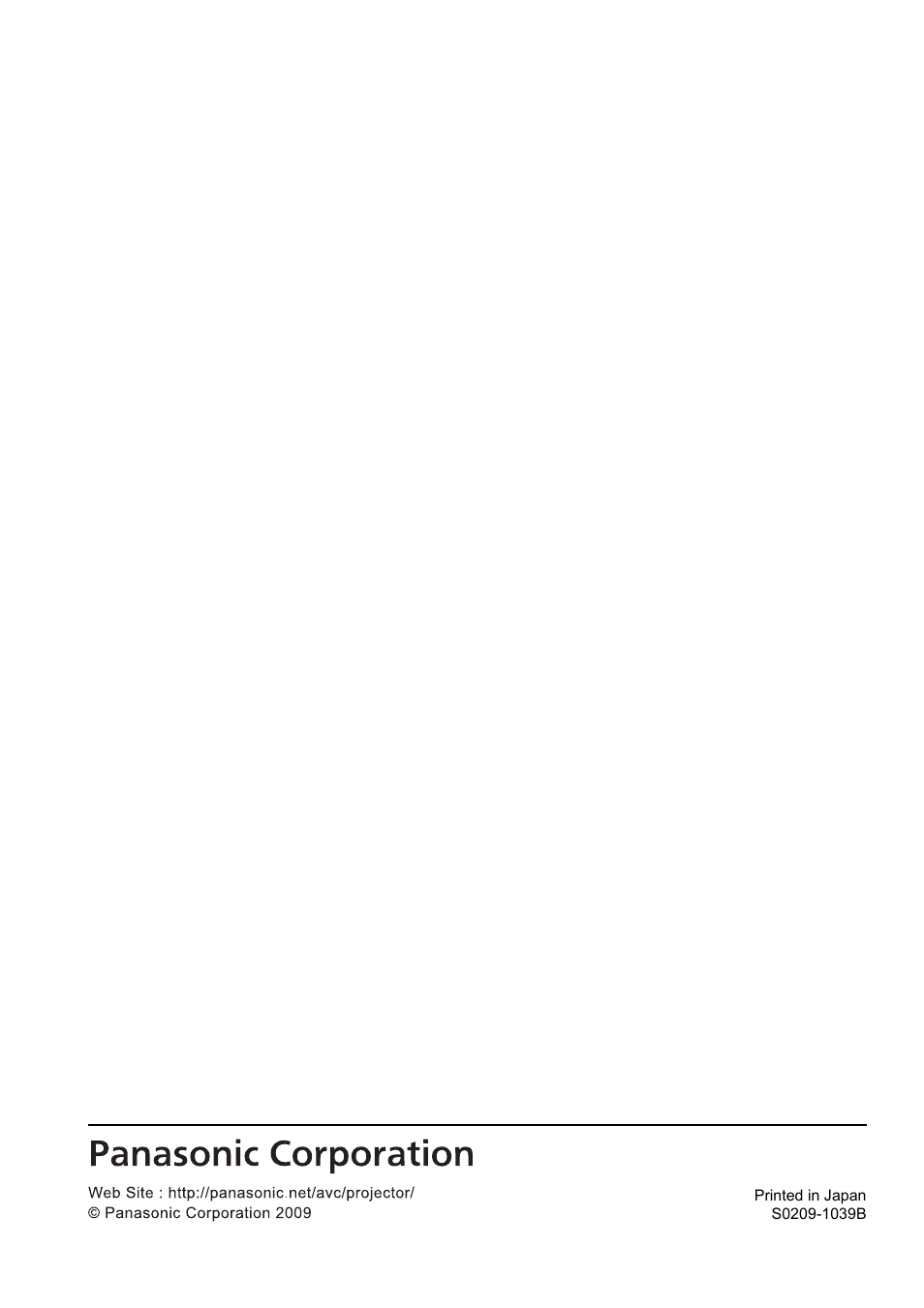 Panasonic DLP PT-DW6300 User Manual | Page 52 / 52