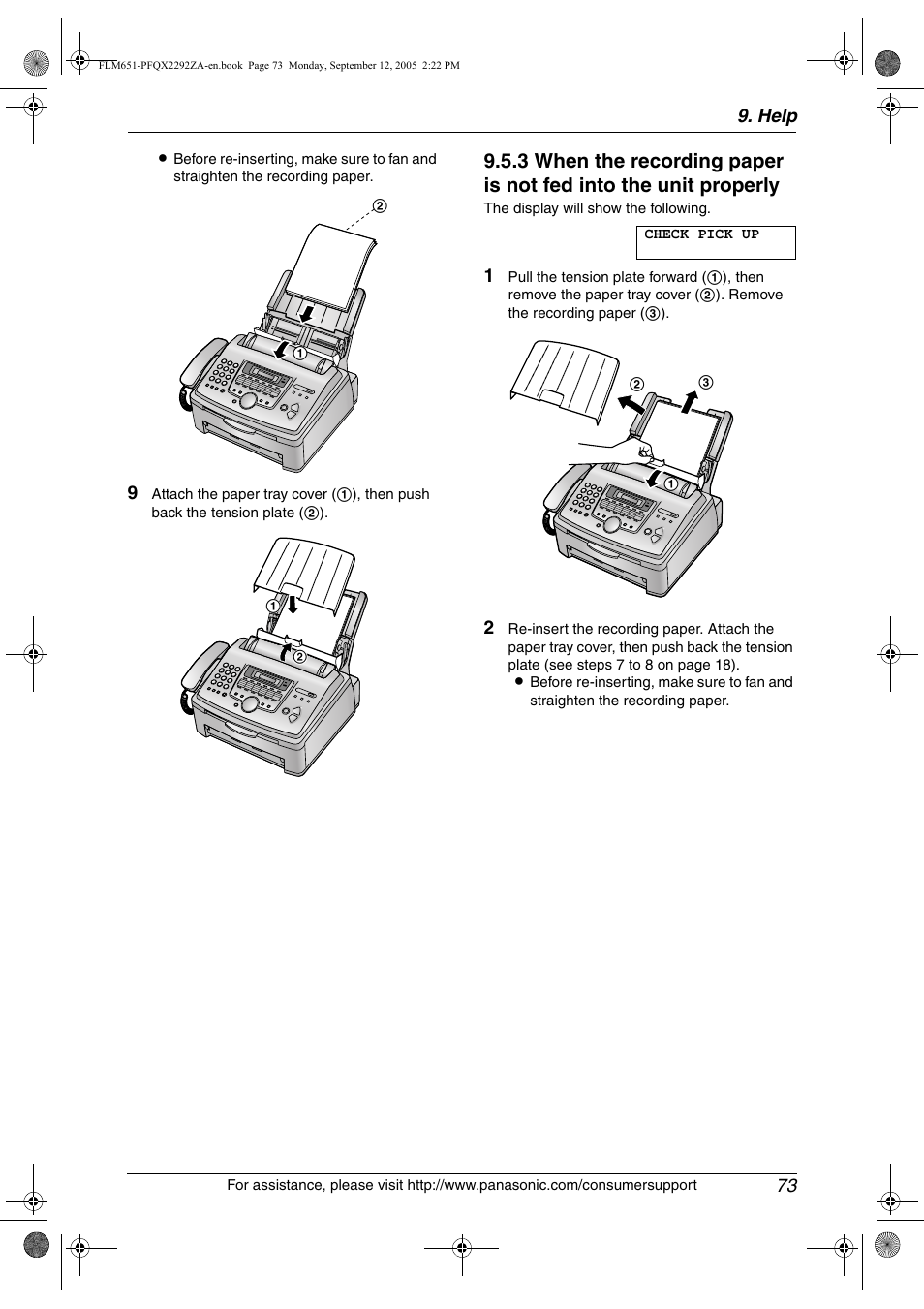 Panasonic KX-FLM651 User Manual | Page 75 / 90