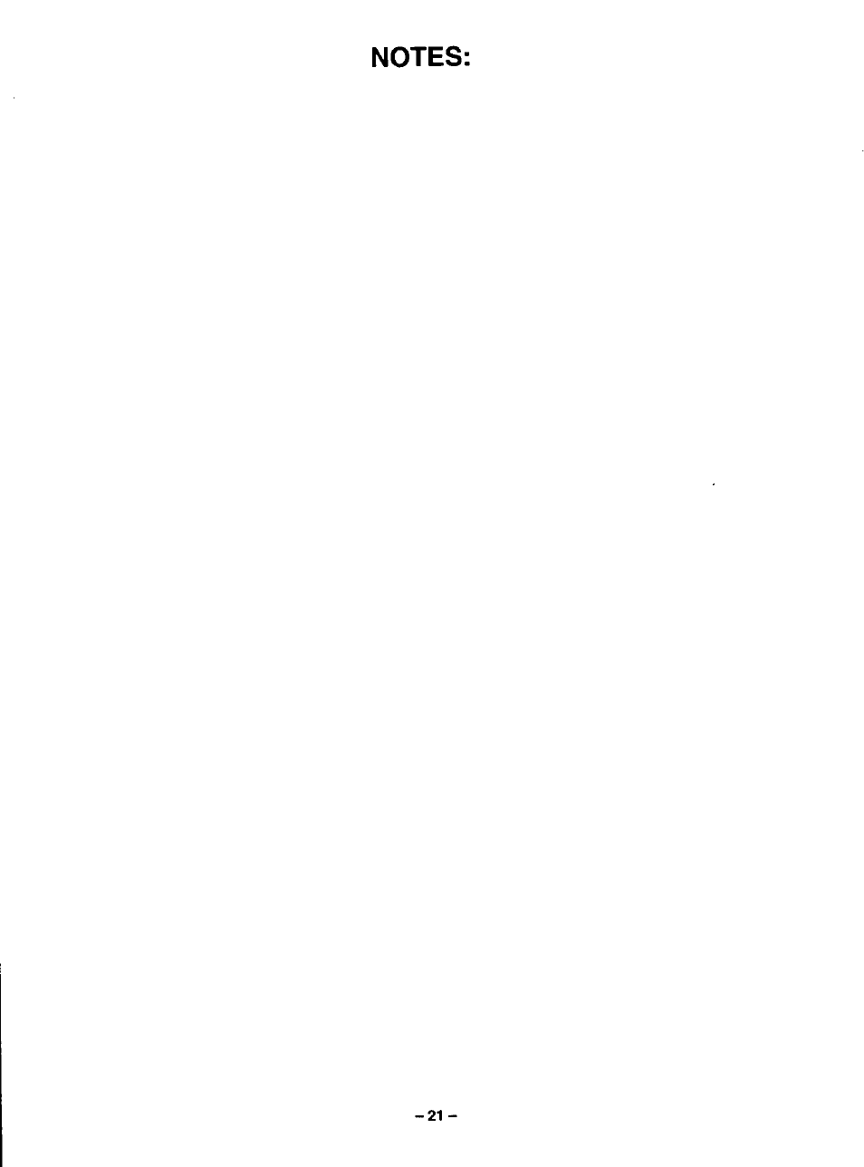 Panasonic CT-20G12 User Manual | Page 21 / 24