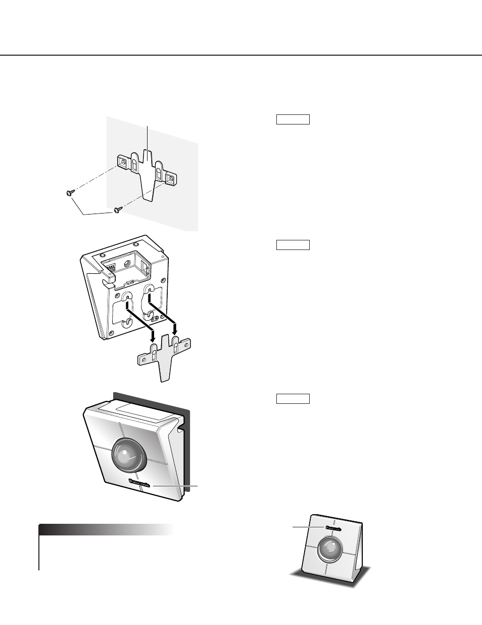 Installations | Panasonic WV-NM100 User Manual | Page 11 / 74