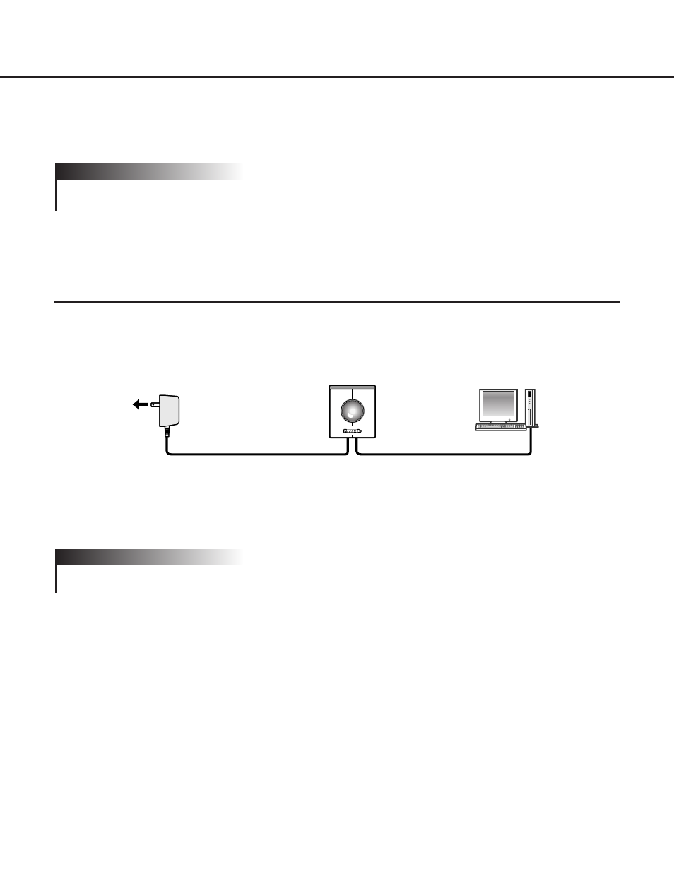 Connections, Connection between a pc and this camera, Connection type 1) | Panasonic WV-NM100 User Manual | Page 12 / 74