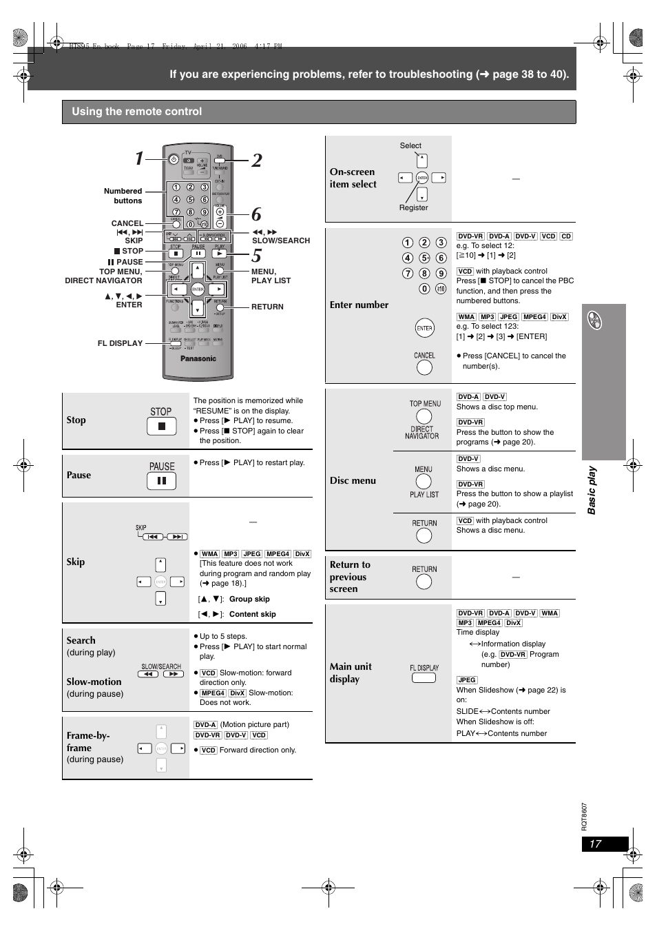 Panasonic SC-HT895 User Manual | Page 17 / 44
