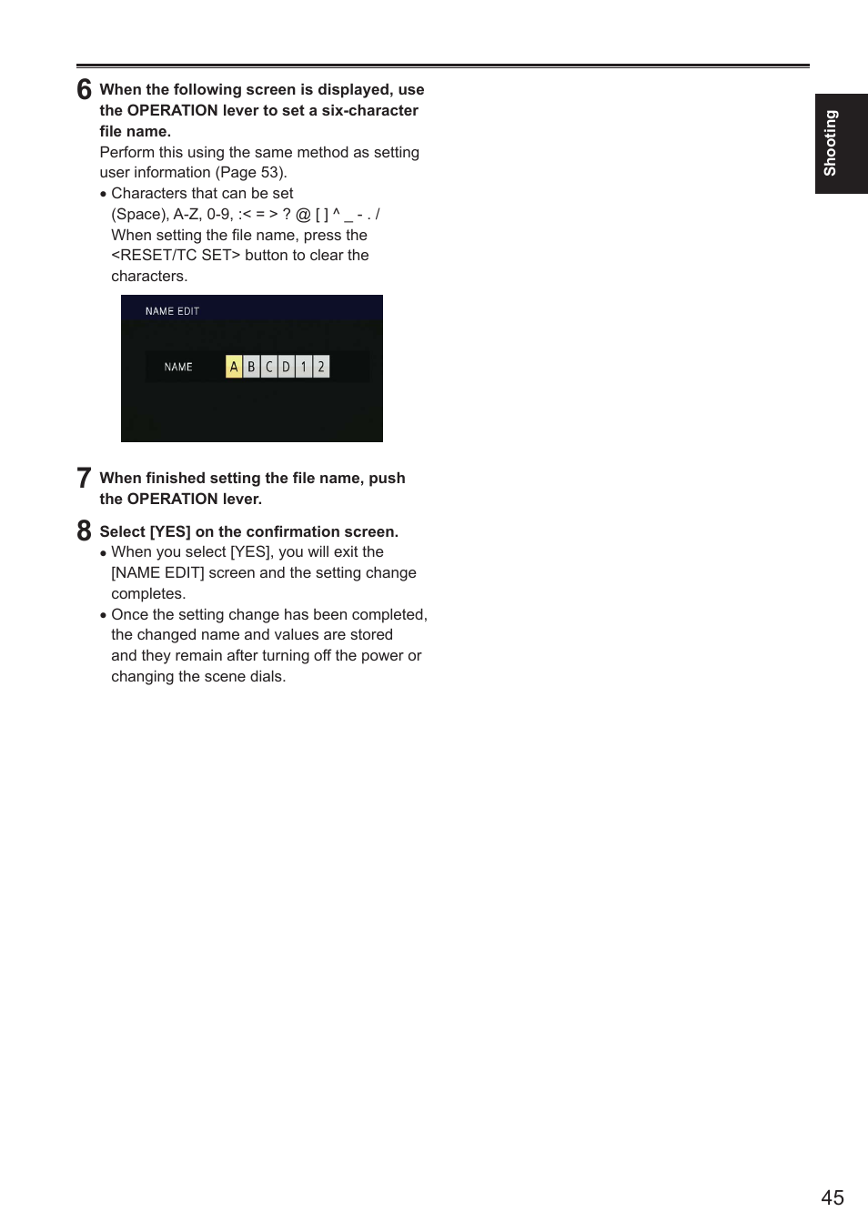 Panasonic AG-AC160AEN User Manual | Page 45 / 110