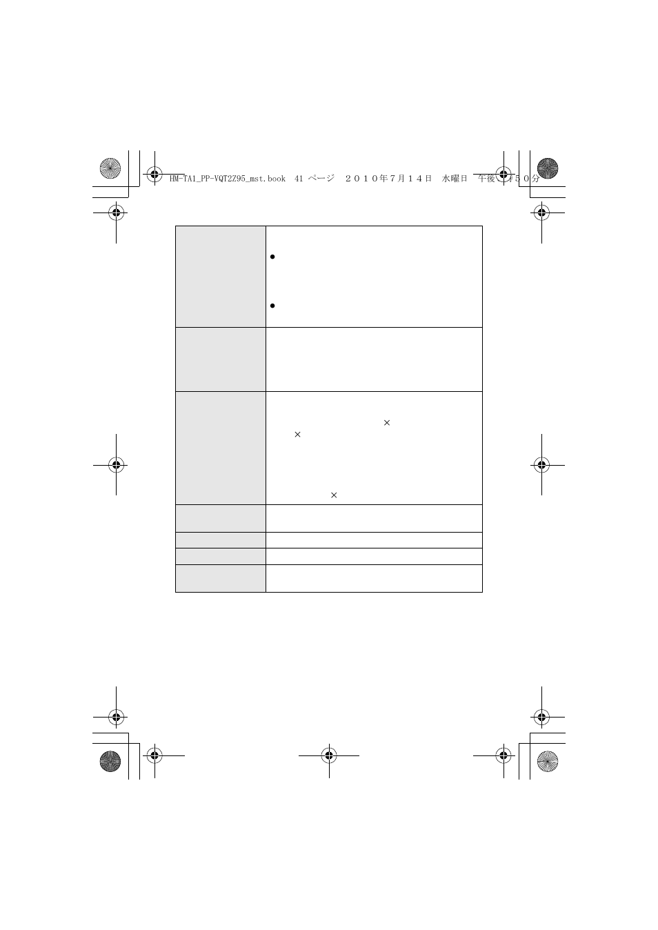 Panasonic 1AG6P1P6073-S User Manual | Page 41 / 80
