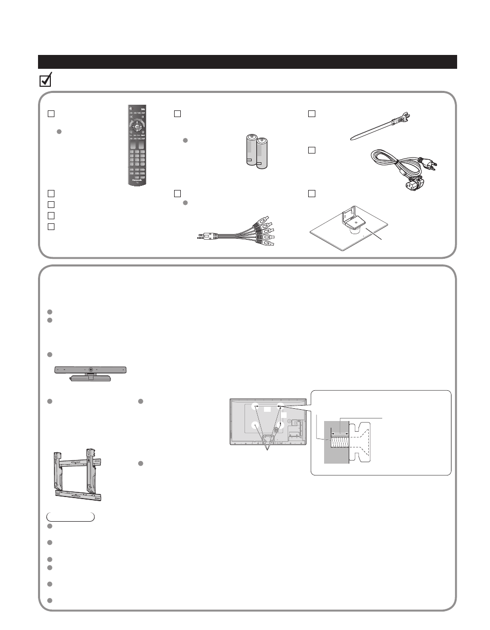 Accessories/optional accessories | Panasonic Viera TC-P60ST50 User Manual | Page 8 / 28