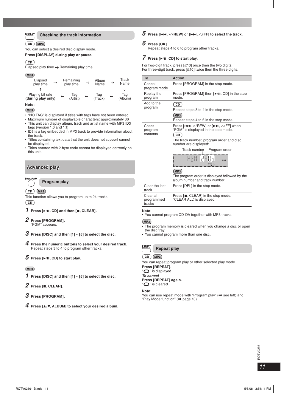 Panasonic SB-WAK770 User Manual | Page 11 / 24