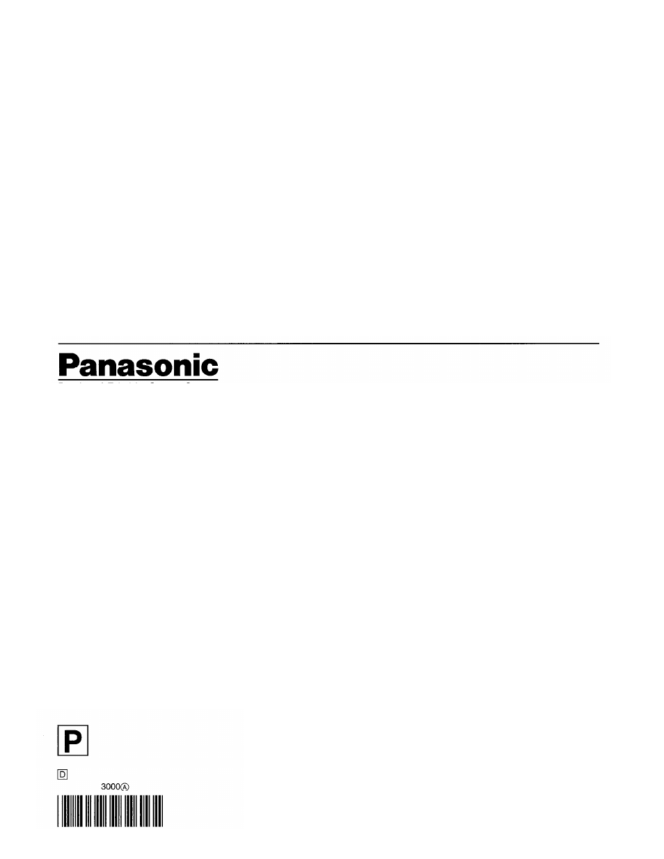 Panasonic AG-DV2000P User Manual | Page 76 / 76