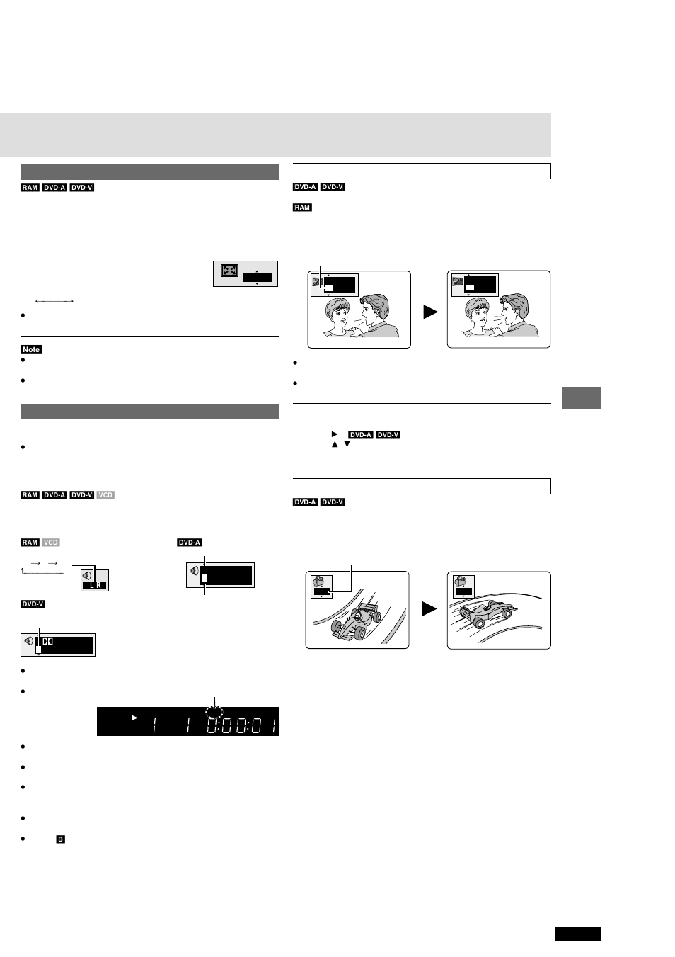 3 tv zoom function, Changing soundtracks,subtitles and angles, I love you je t’aime | Panasonic DVD-RP82 User Manual | Page 17 / 28