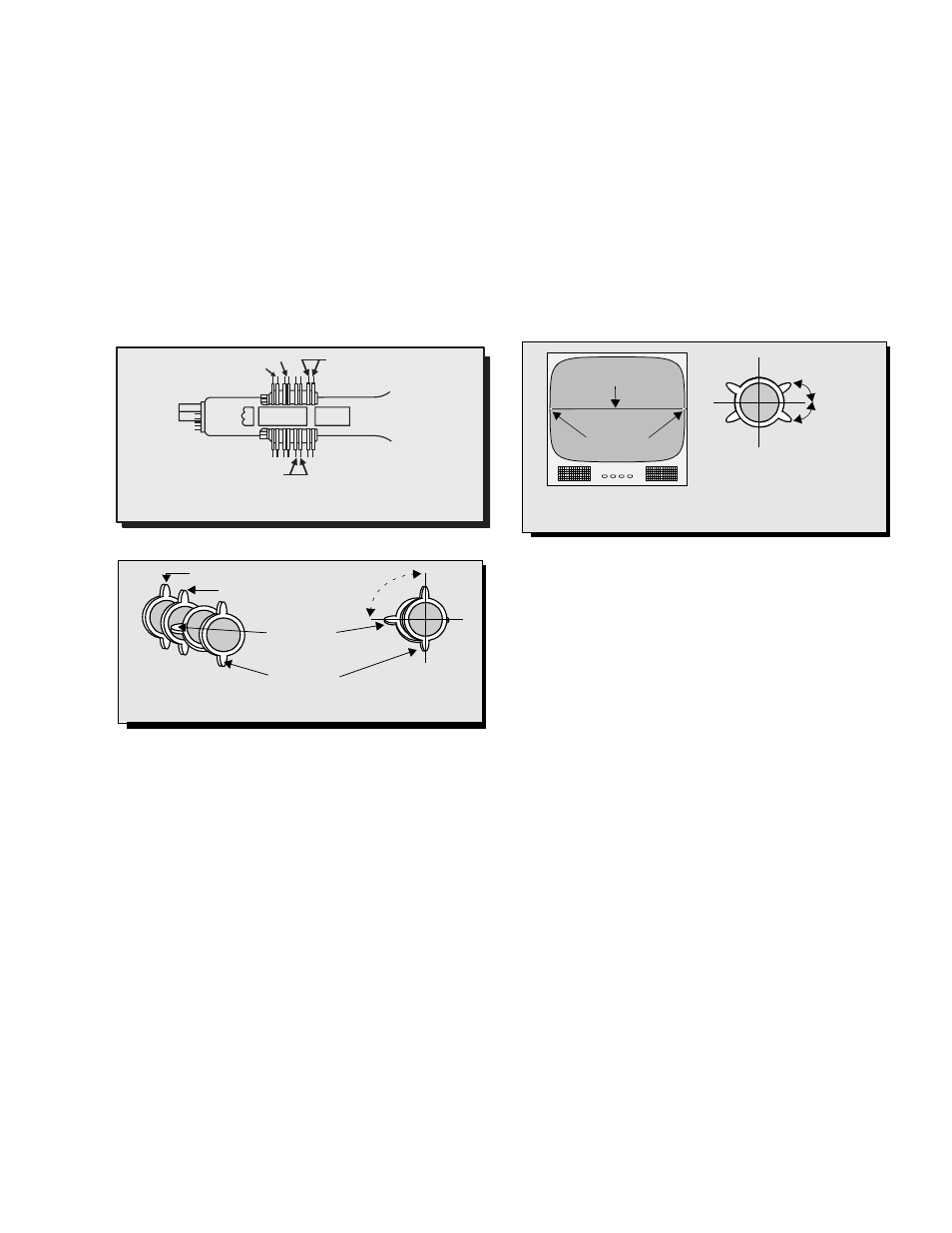 Purity and convergence procedure, When the crt or the yoke is replaced, Vertical raster shift adjustment | Panasonic CT-36SX31E User Manual | Page 13 / 31