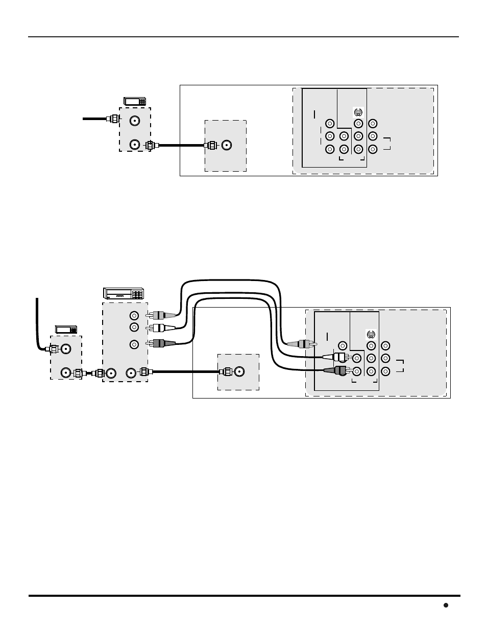 Conexion del decodificador de cable, Conexión del decodificador de cable, Onexiones de | Quipo, Pcional 7 | Panasonic CT-36SX12U User Manual | Page 45 / 72